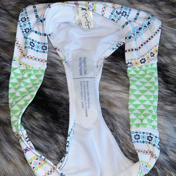 Jessica Simpson *NWOT* Women's Side Shirred Hipster Bikini Swim Bottoms - Picture 5 of 8